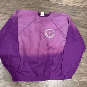 LoveShackFancy Purple Ombre Sweatshirt